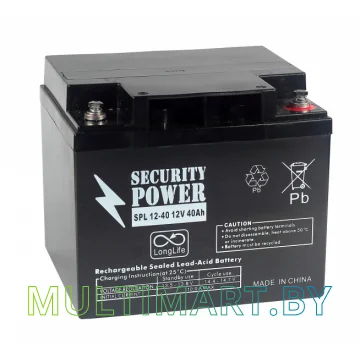 Аккумулятор для ИБП Security Power SPL 12-40 (12В/40 А·ч)
